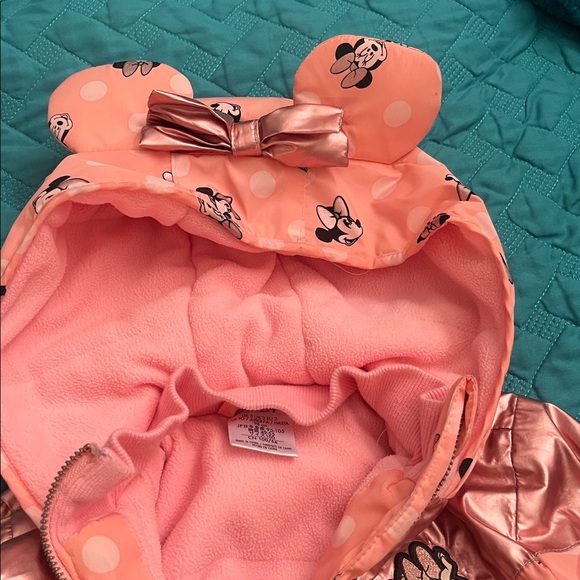Disney Minnie Mouse insulated rain jacket size 3 T - Picture 7 of 8
